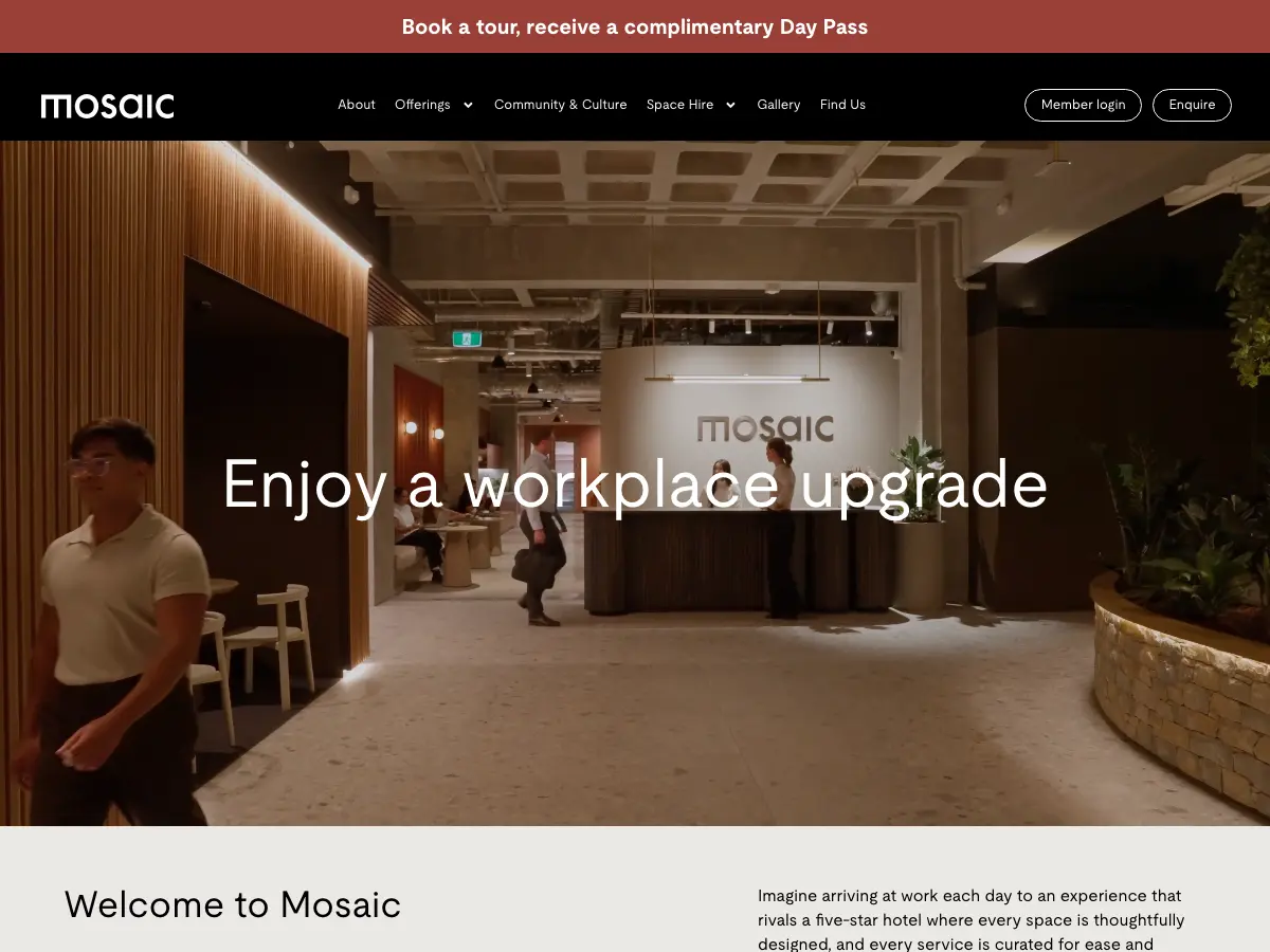 Mosaic's website
