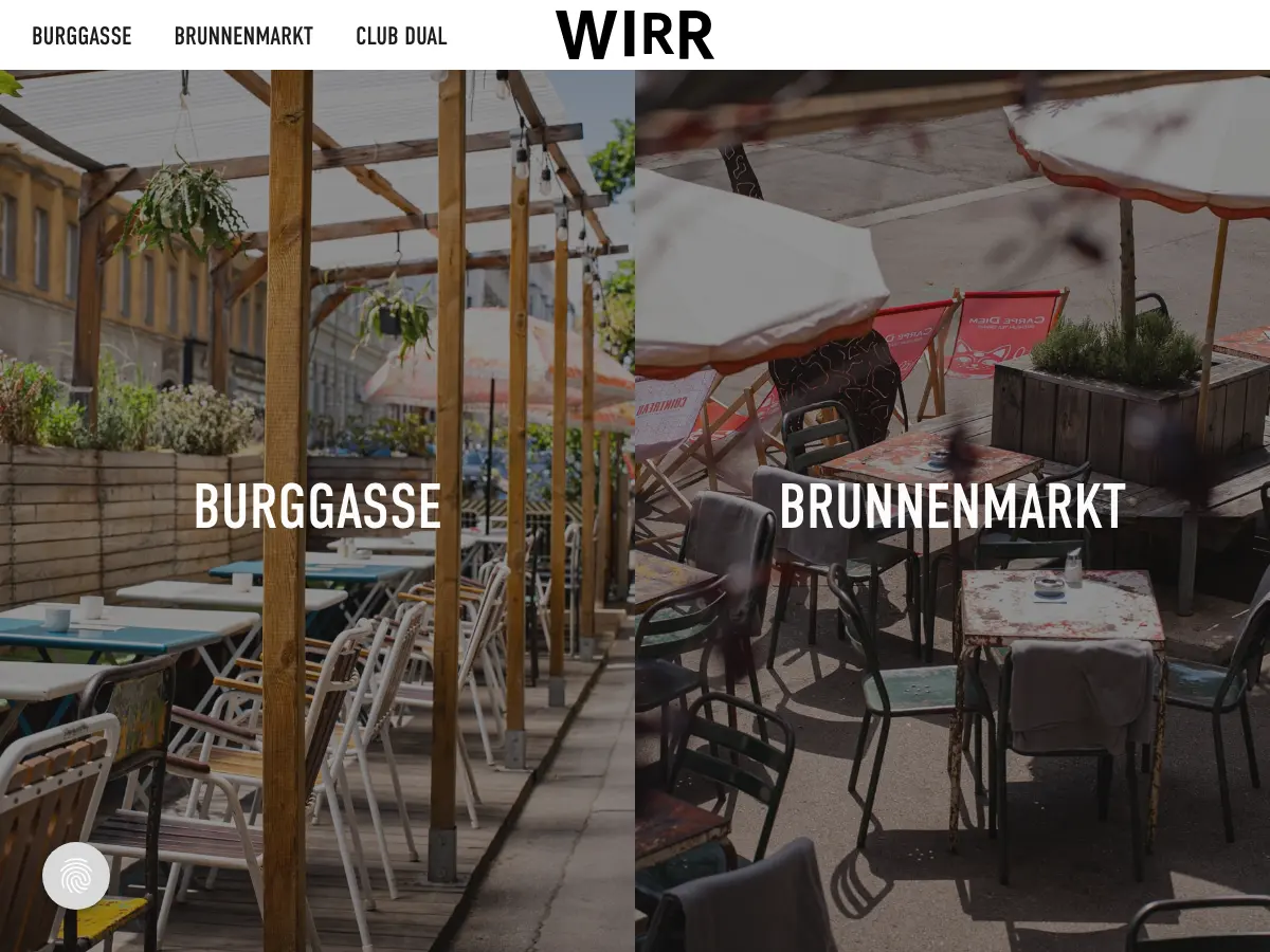 Wirr am Brunnenmarkt's website