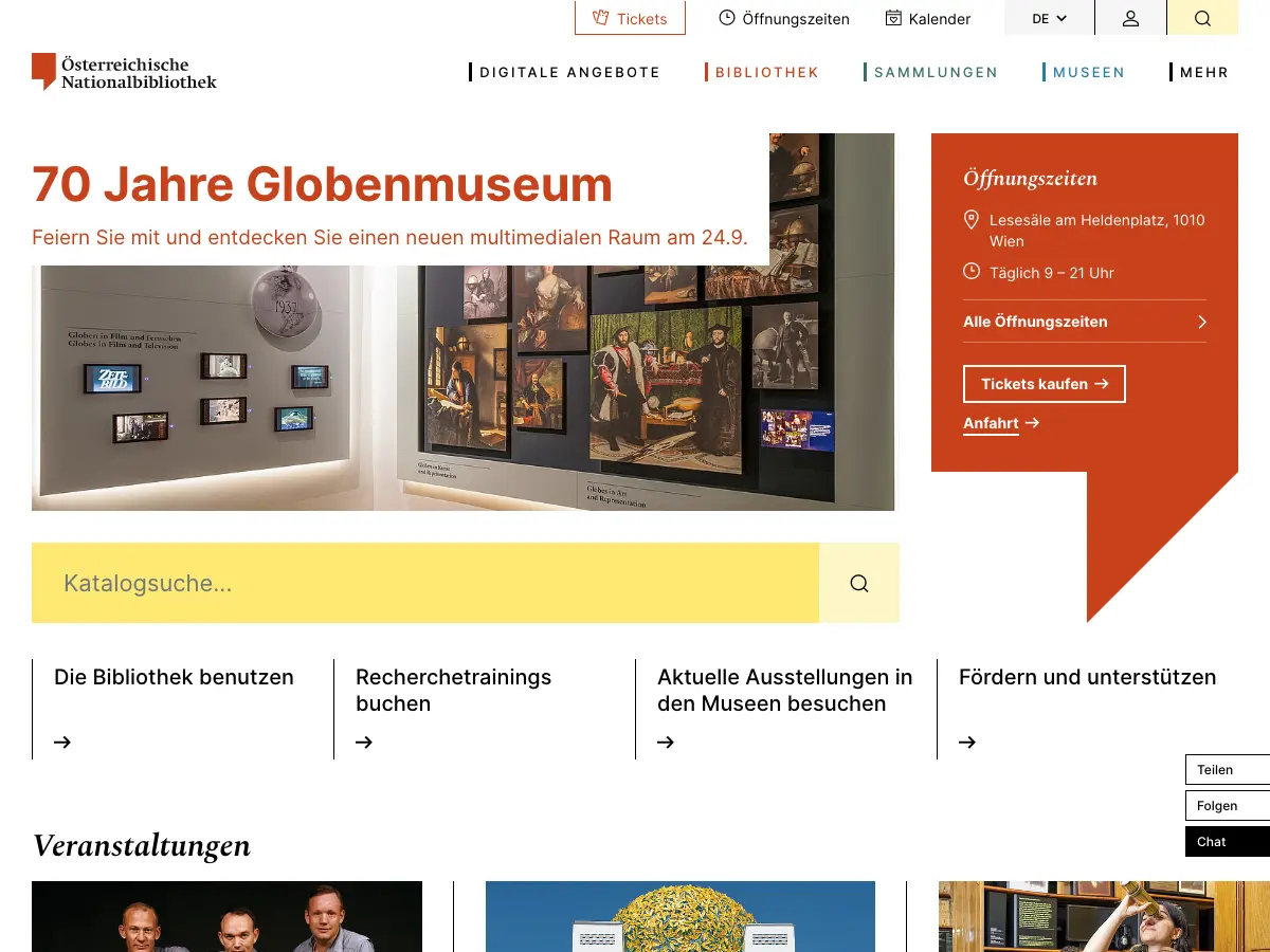Augustinerlesesaal's website