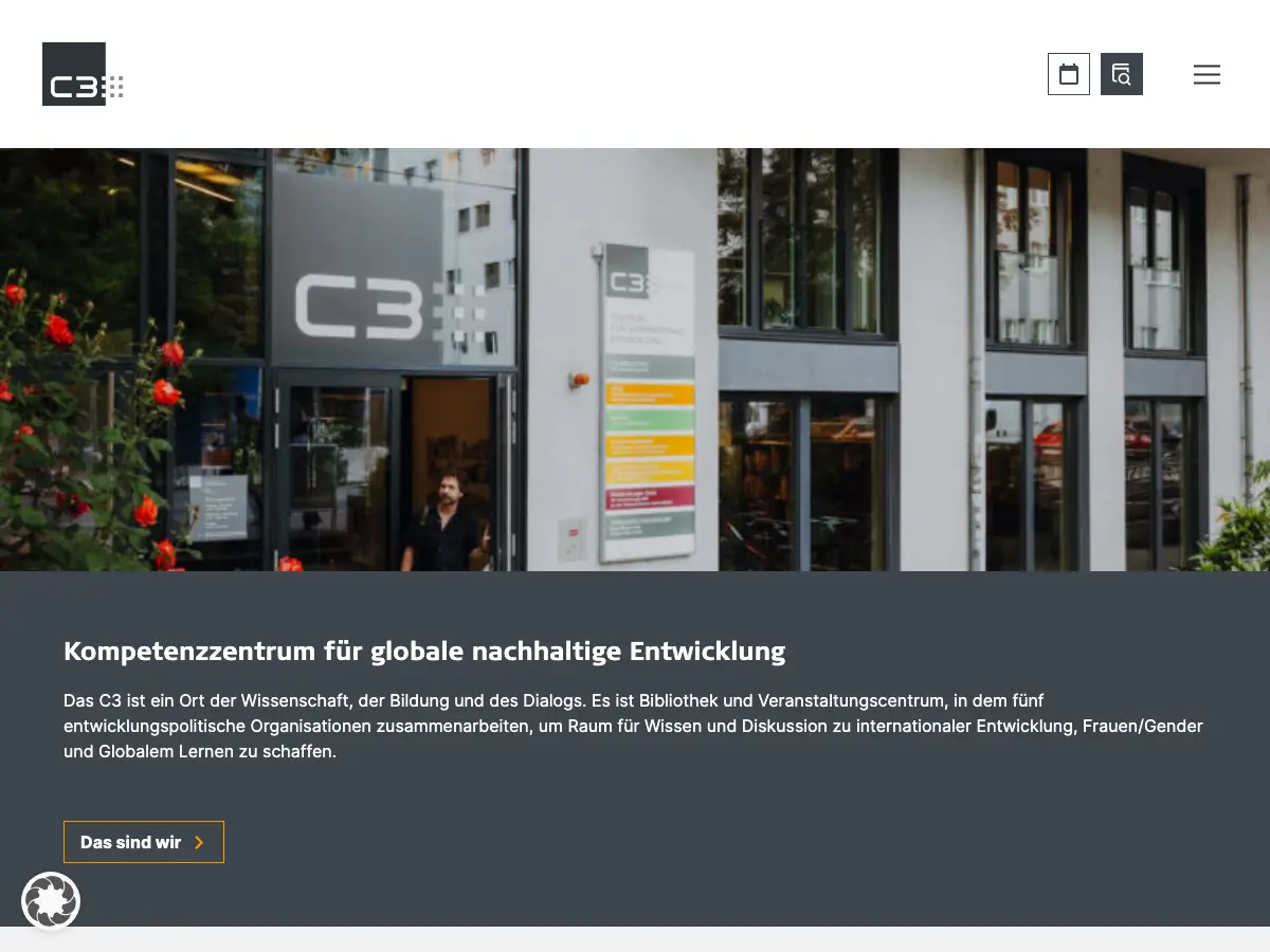 C3-Bibliothek für Entwicklungspolitik's website
