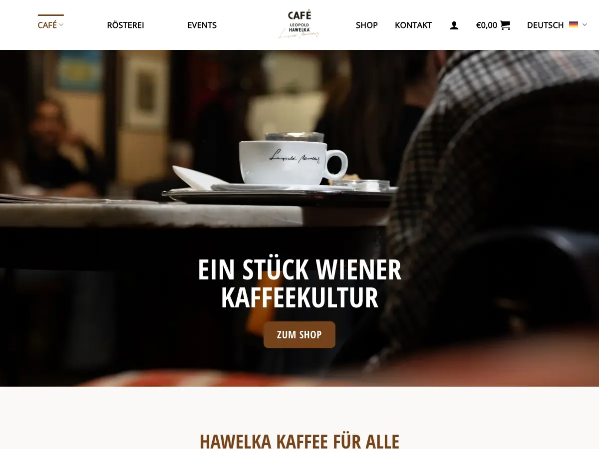Café Hawelka's website