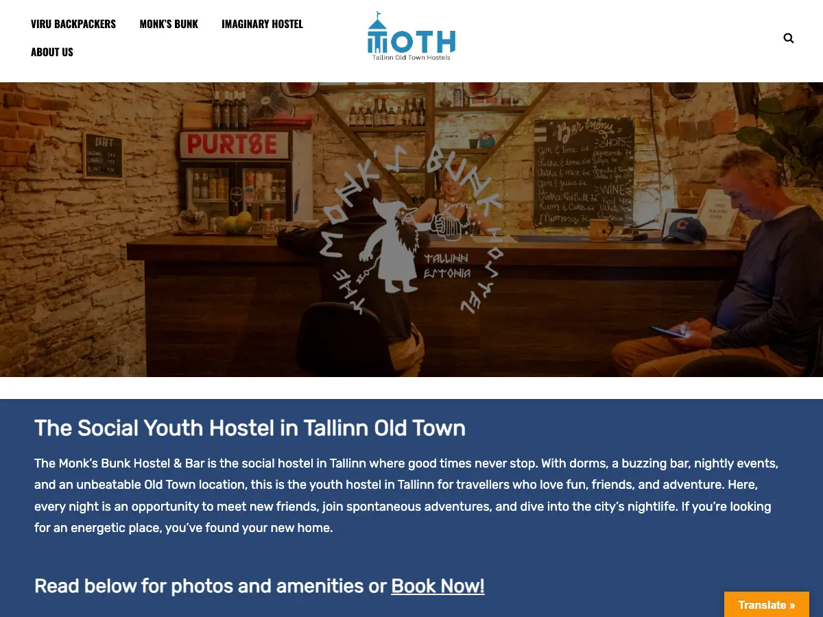 The Monk´s Bunk's website