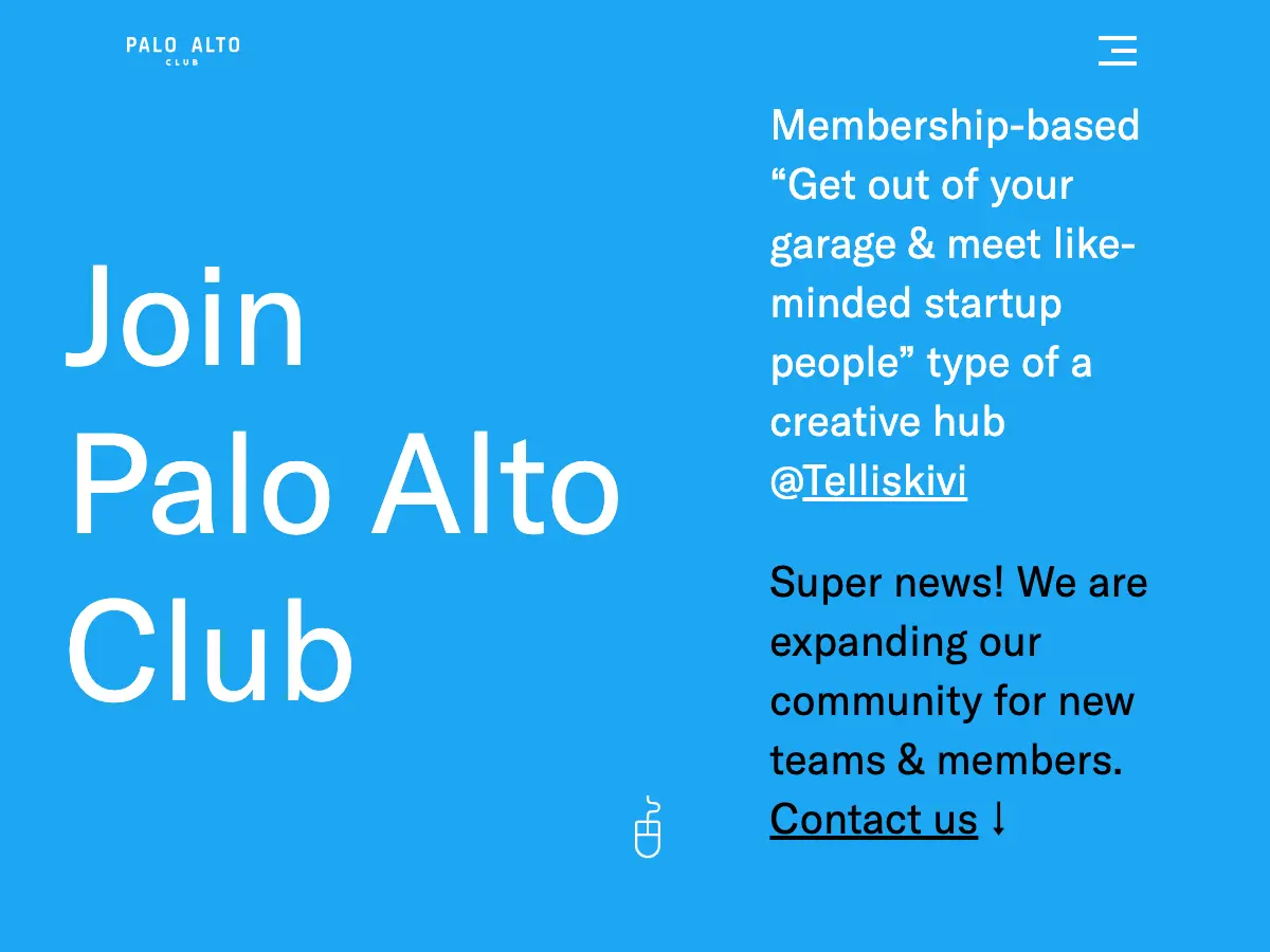 Palo Alto Club's website