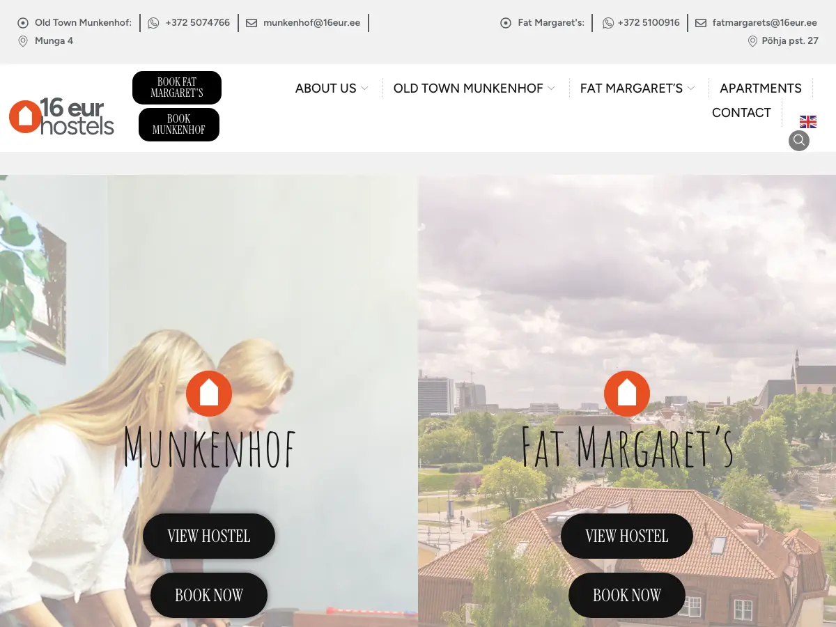 Fat Margaret's Hostel's website