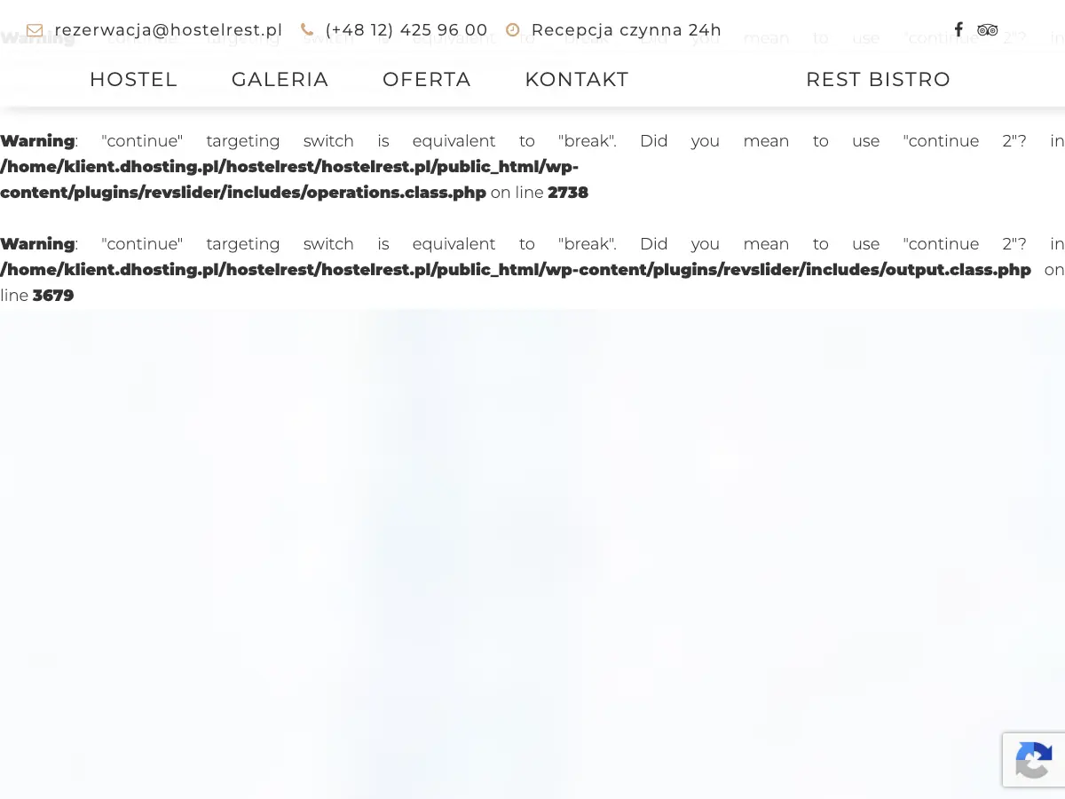 Hostel Rest's website