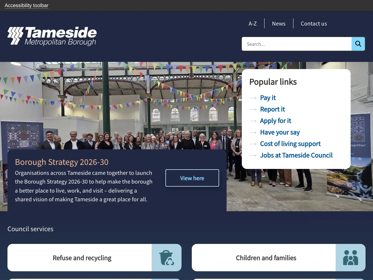 Hyde Library's website