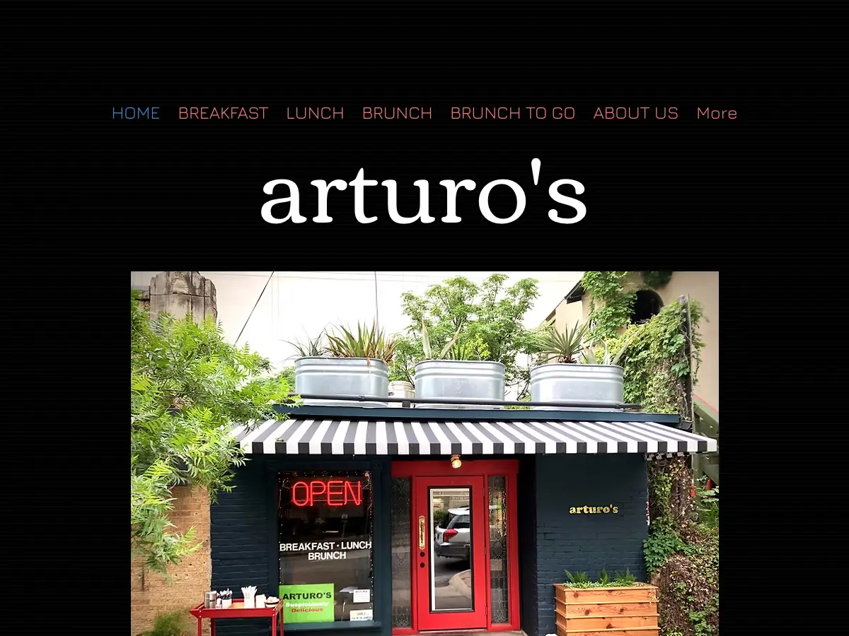 Arturo's Underground Cafe's website