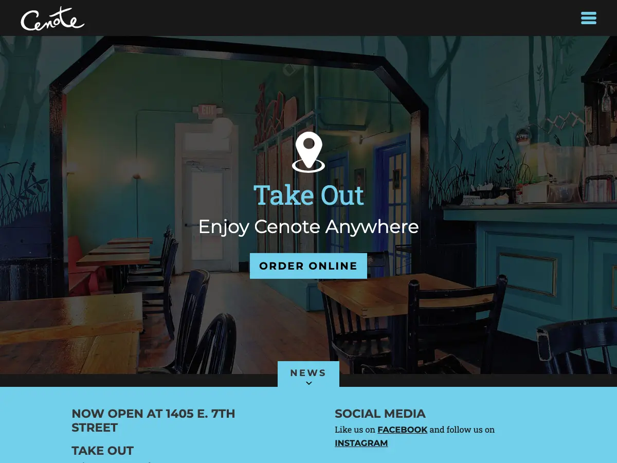 Cenote's website
