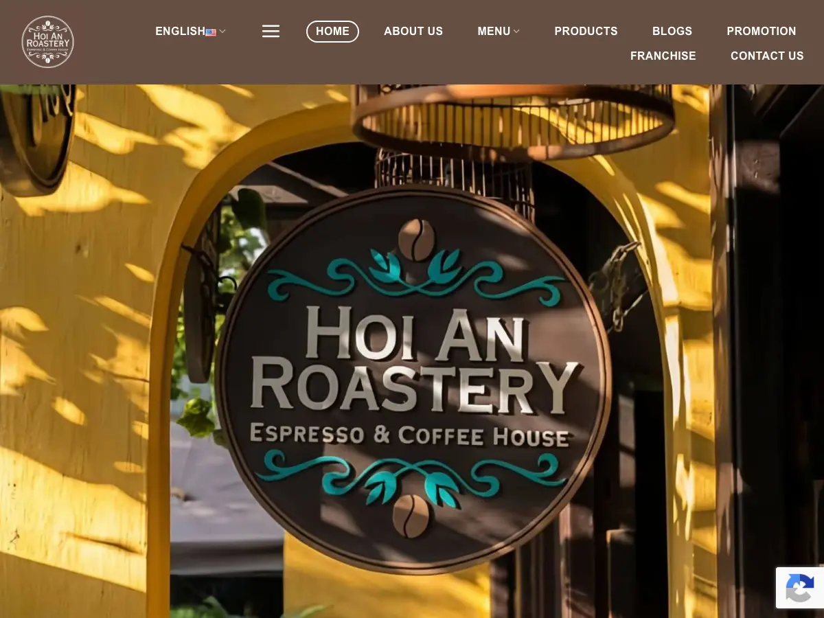 Hoi An Roastery's website