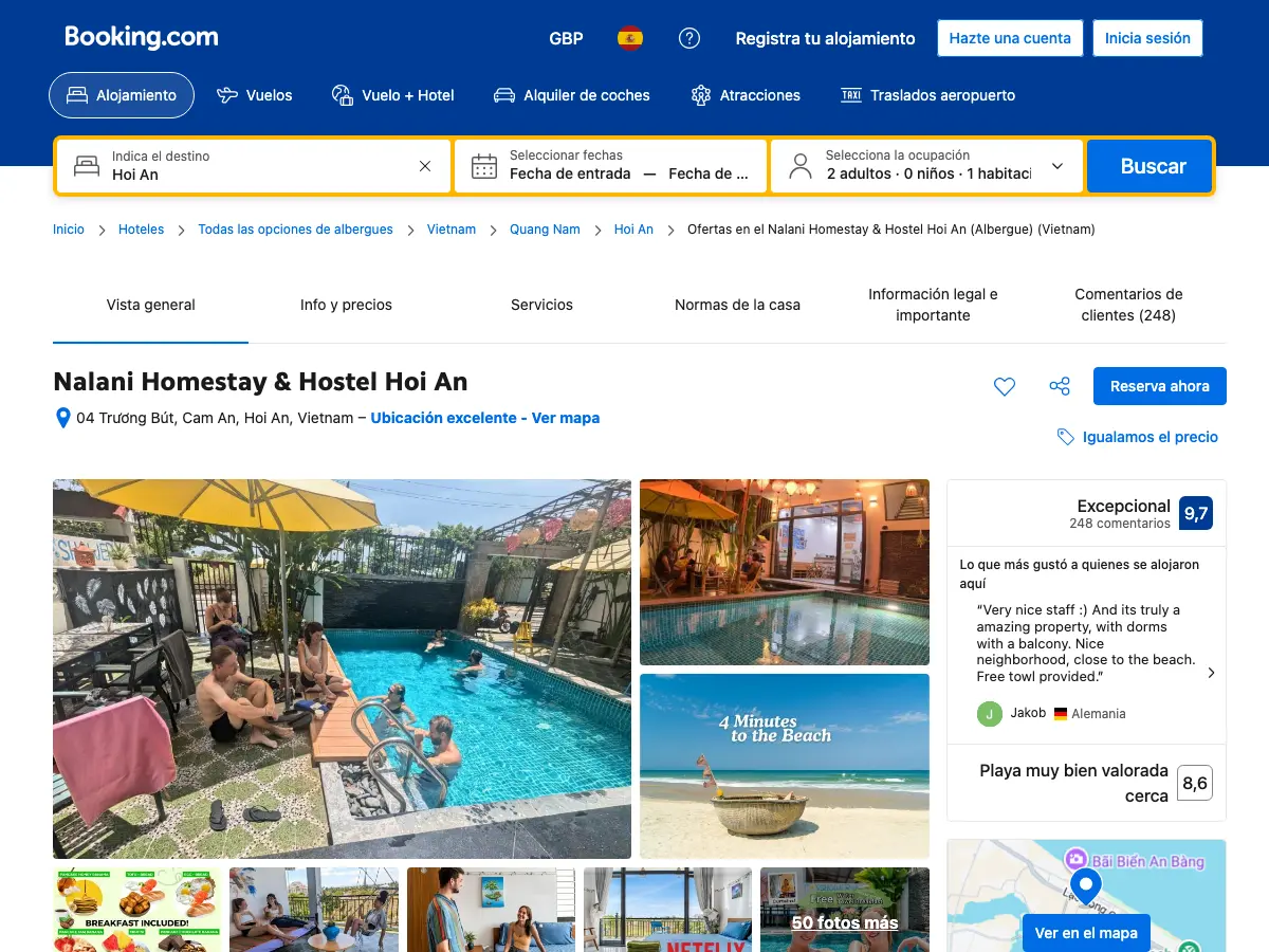 Nalani Homestay and Hostel's website