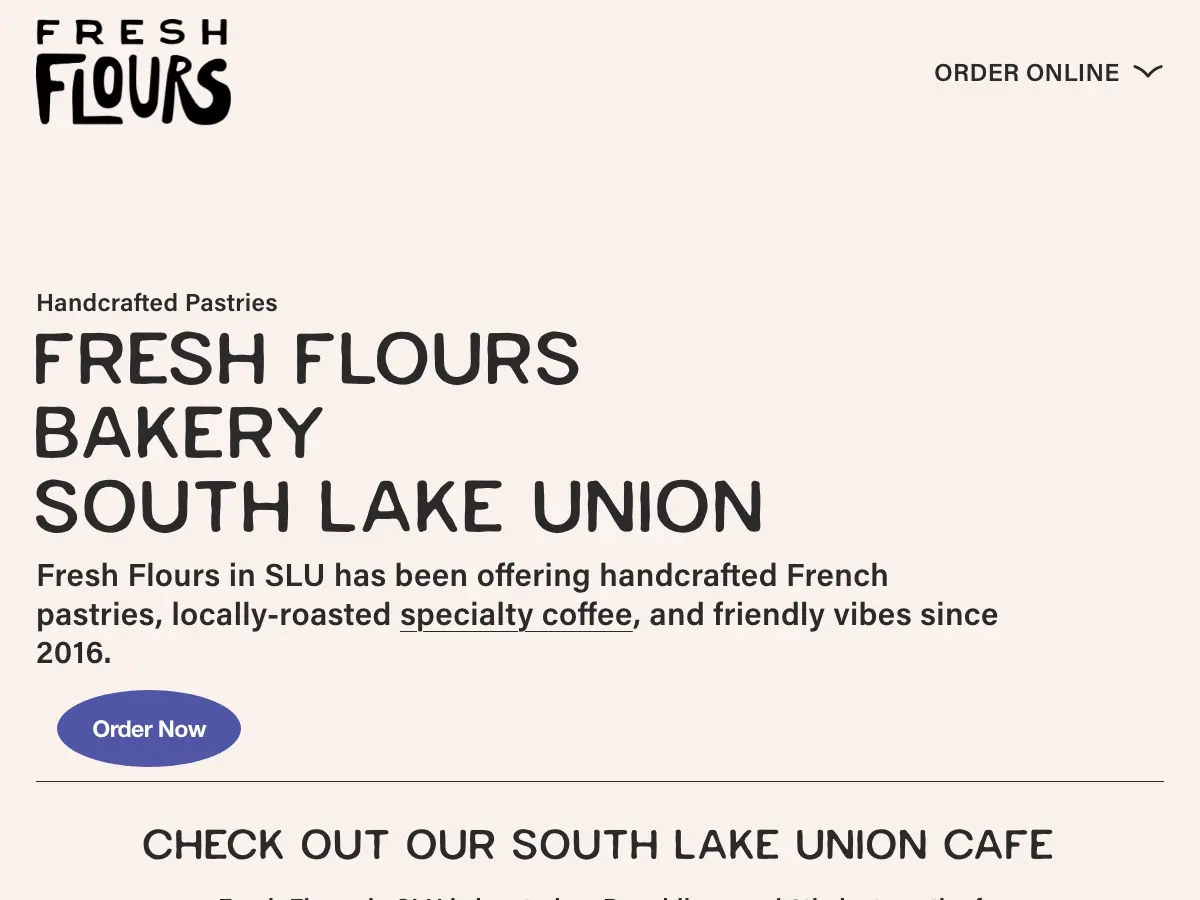 Fresh Flours's website