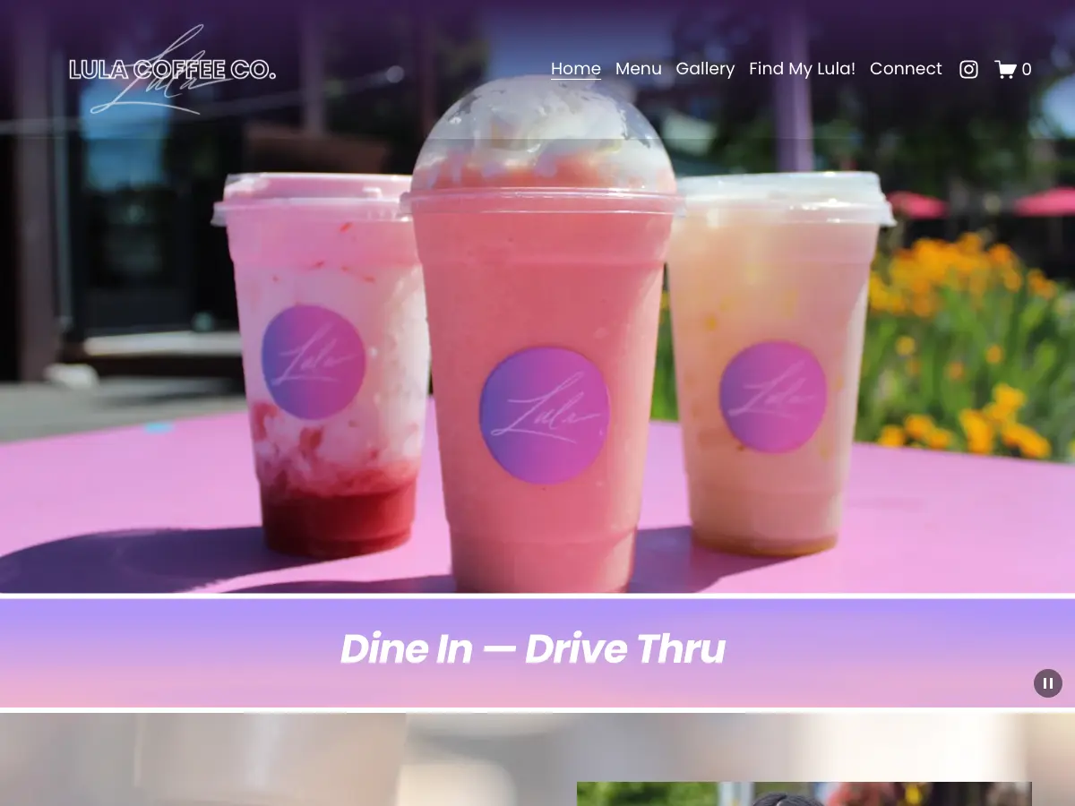 Lula Coffee Co.'s website