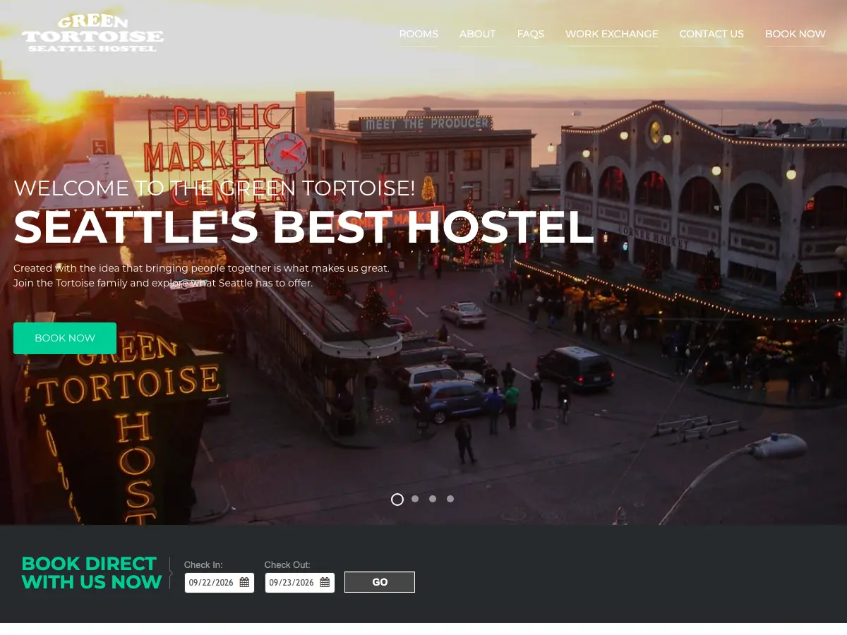 Green Tortoise Hostel's website