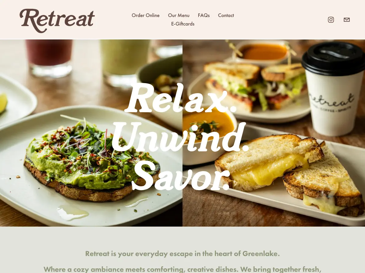 Retreat's website