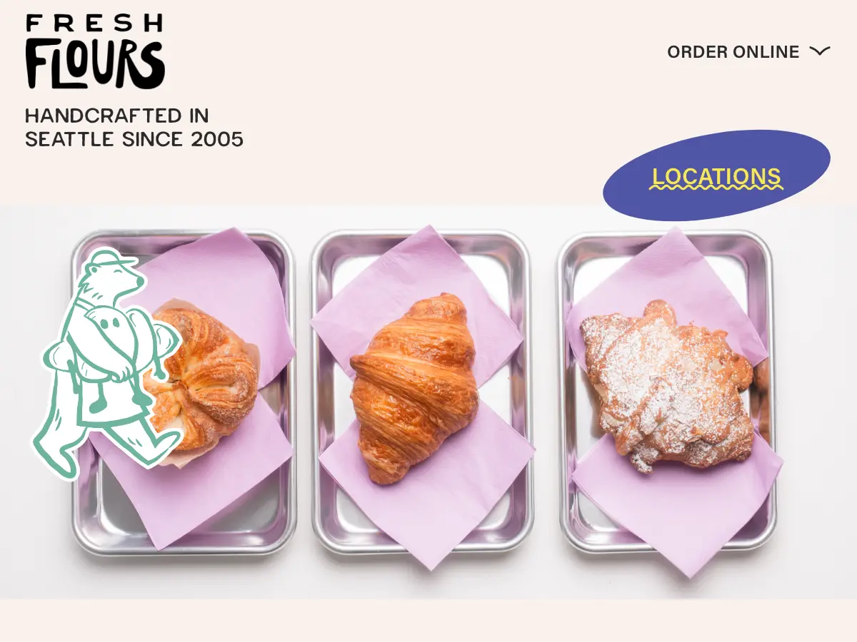 Fresh Flours's website