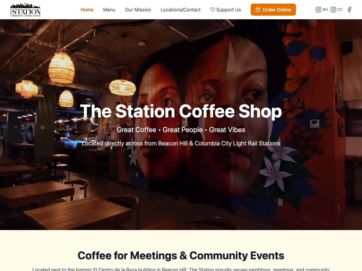 The Station's website