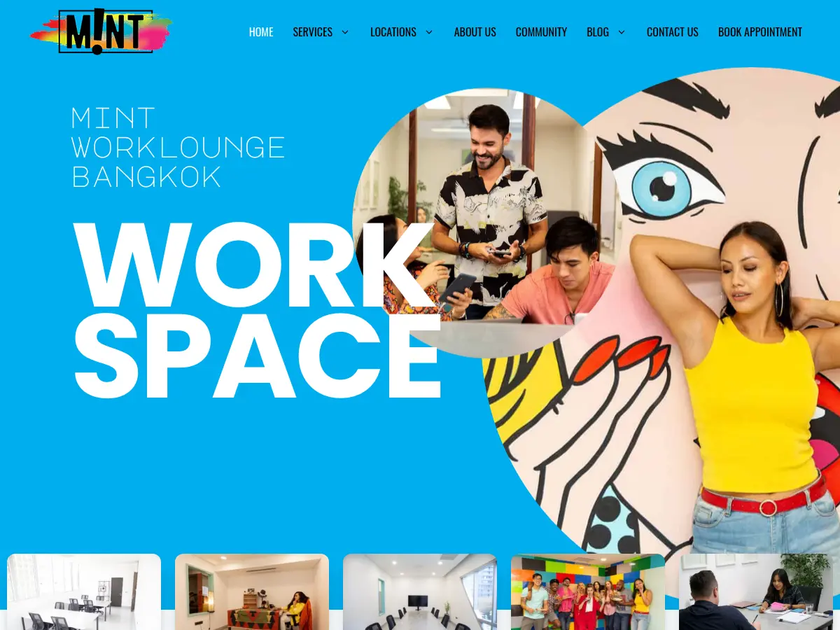 Mint Worklounge Serviced Office Thonglor Soi 13's website