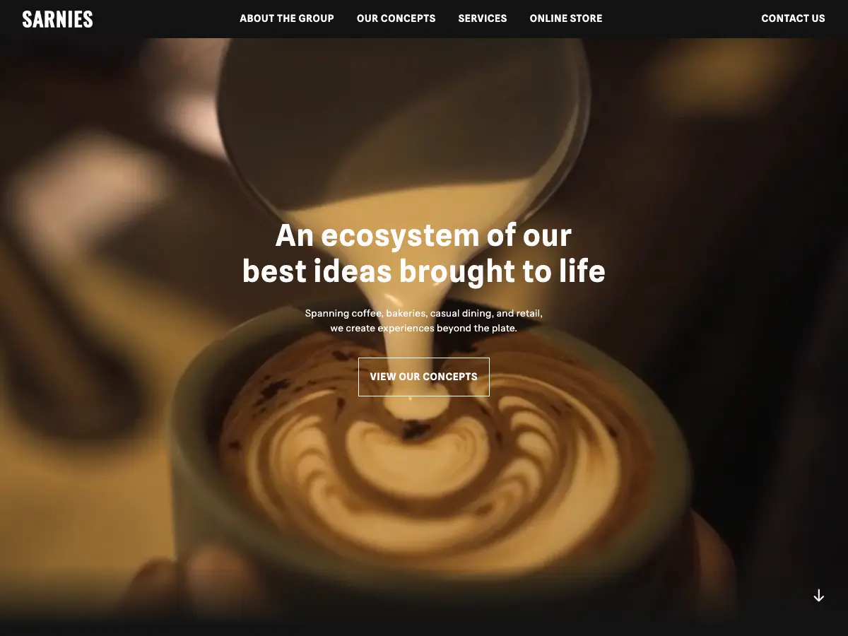 Sarnies Sourdough's website