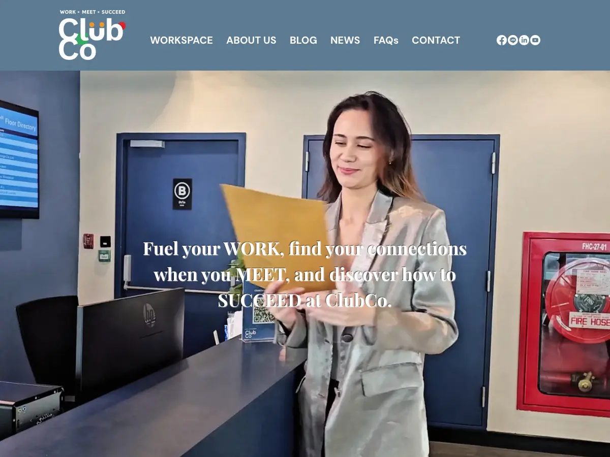 ClubCo's website
