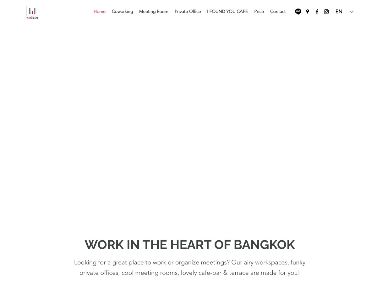 The Work Loft Silom's website
