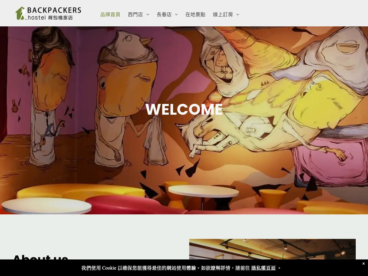 Backpackers Hostel's website