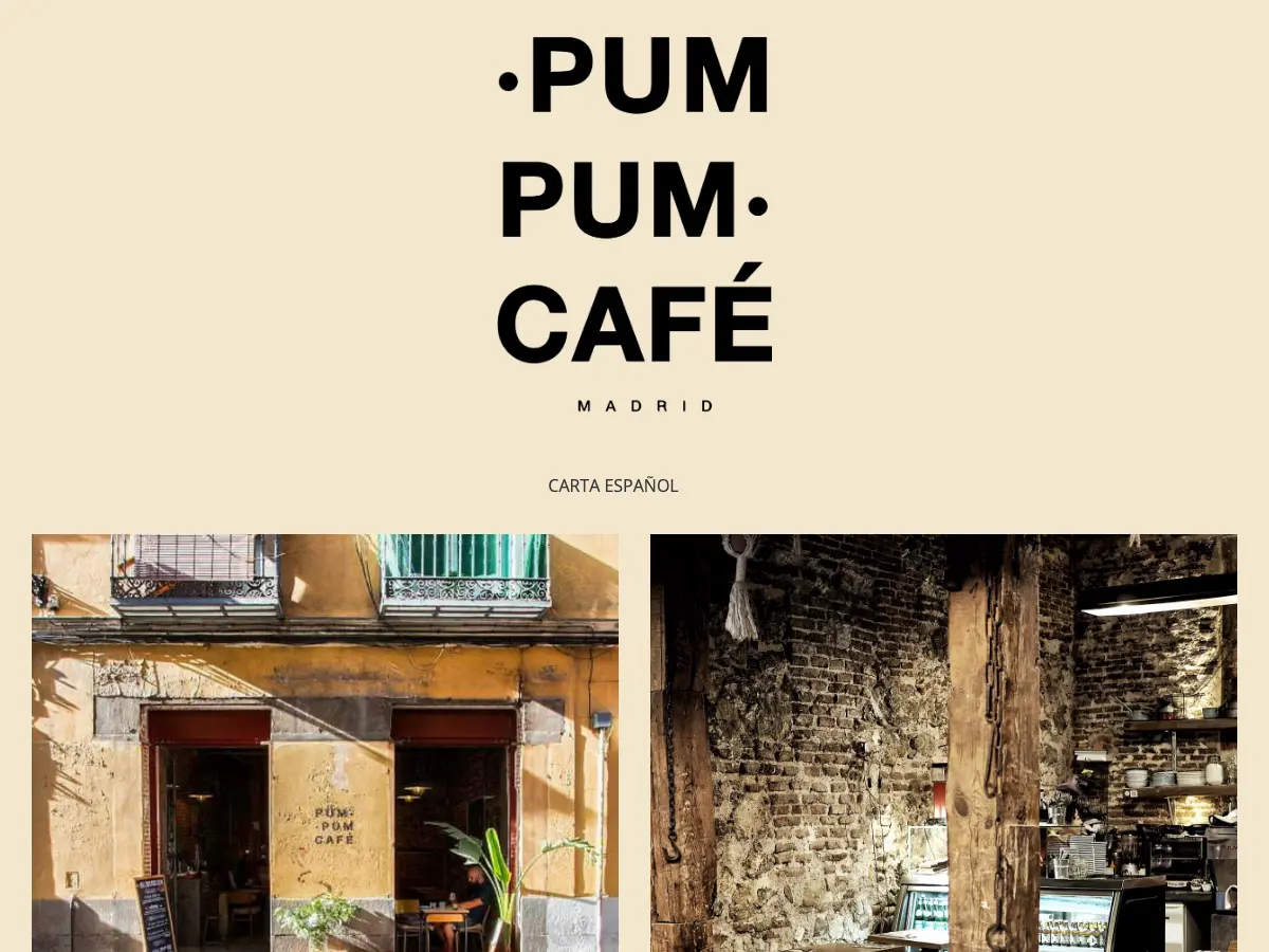Pum Pum Café's website