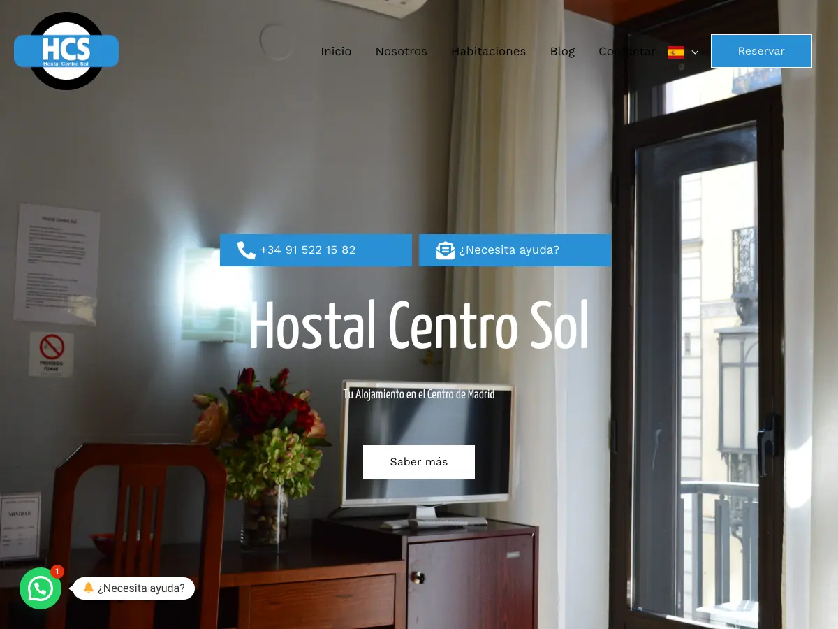 Hostal Centro Sol's website