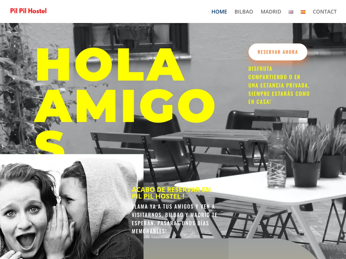 Pil Pil Hostel Madrid's website