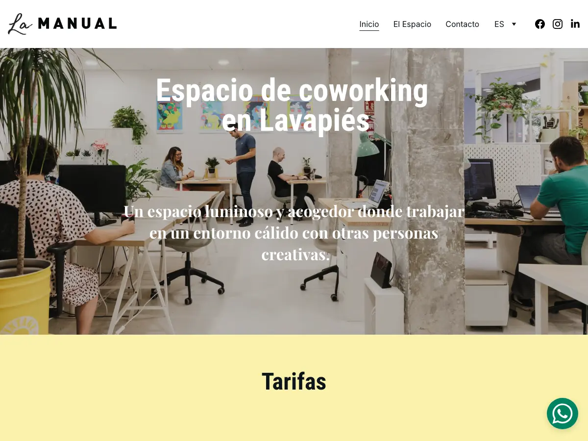 Manual - Casa Creativa's website