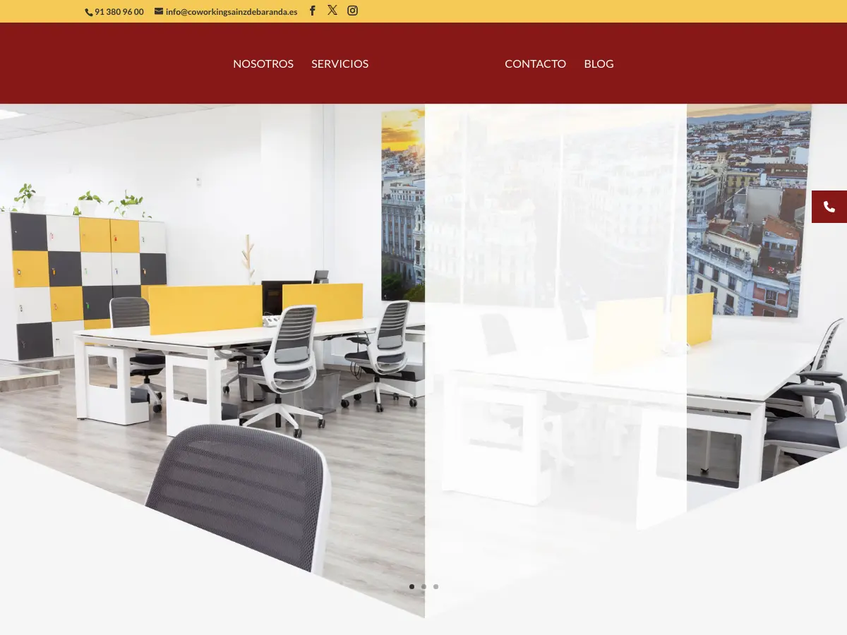 Coworking Sainz de Baranda's website
