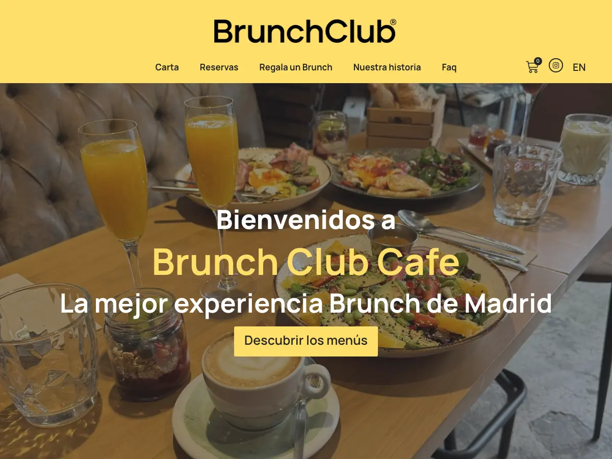 Brunch Club's website