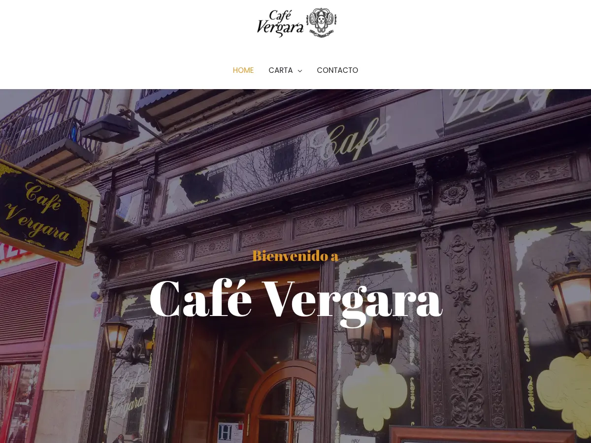 Café Vergara's website