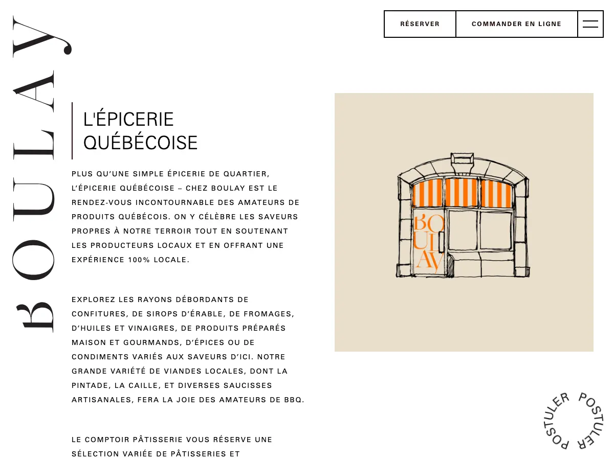 Chez Boulay - comptoir boréal's website