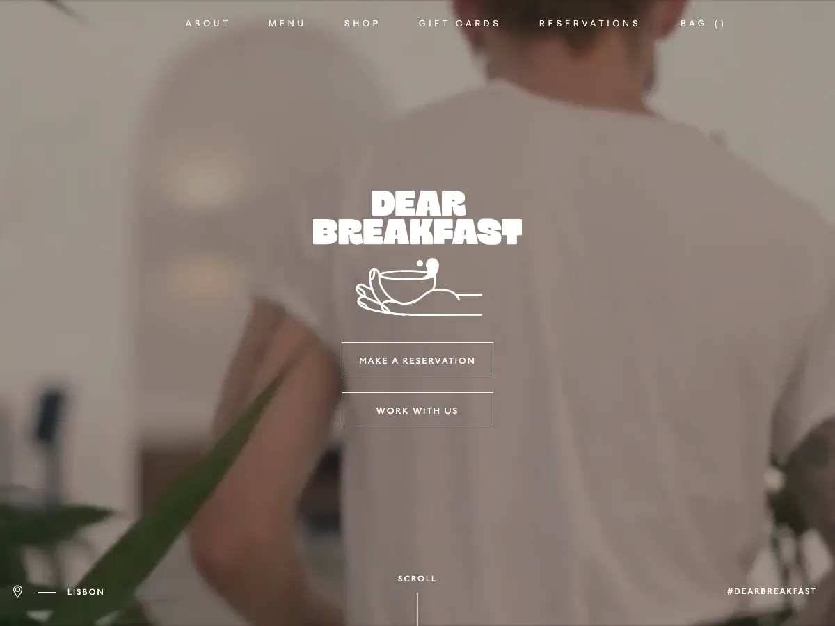 Dear Breakfast's website