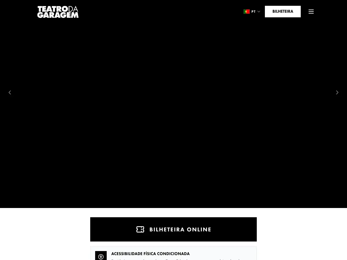Café da Garagem's website