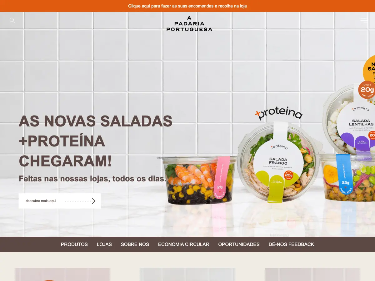 A Padaria Portuguesa's website