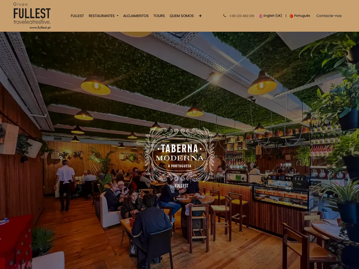 Taberna Moderna's website