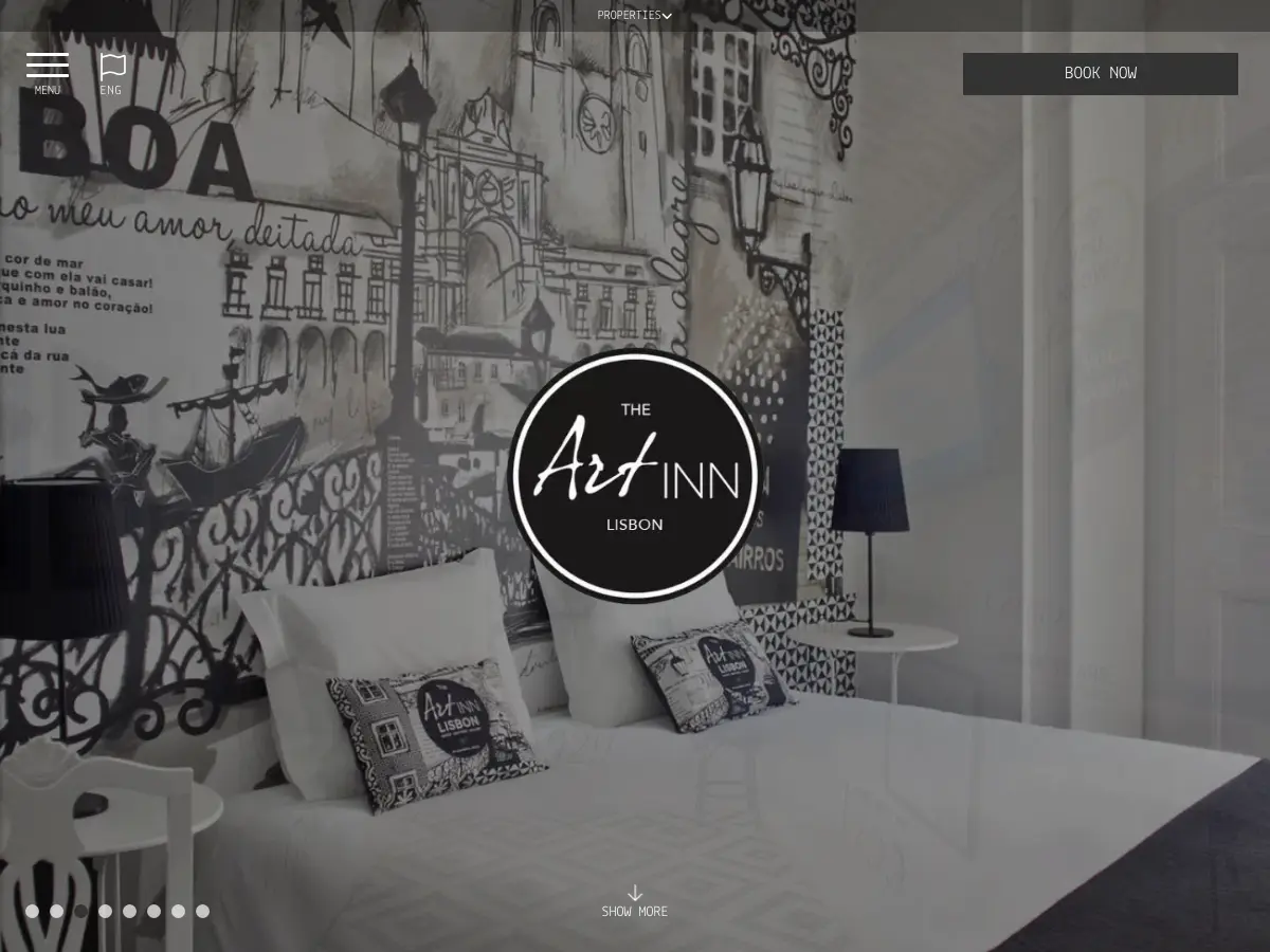 The Art Inn Lisbon's website