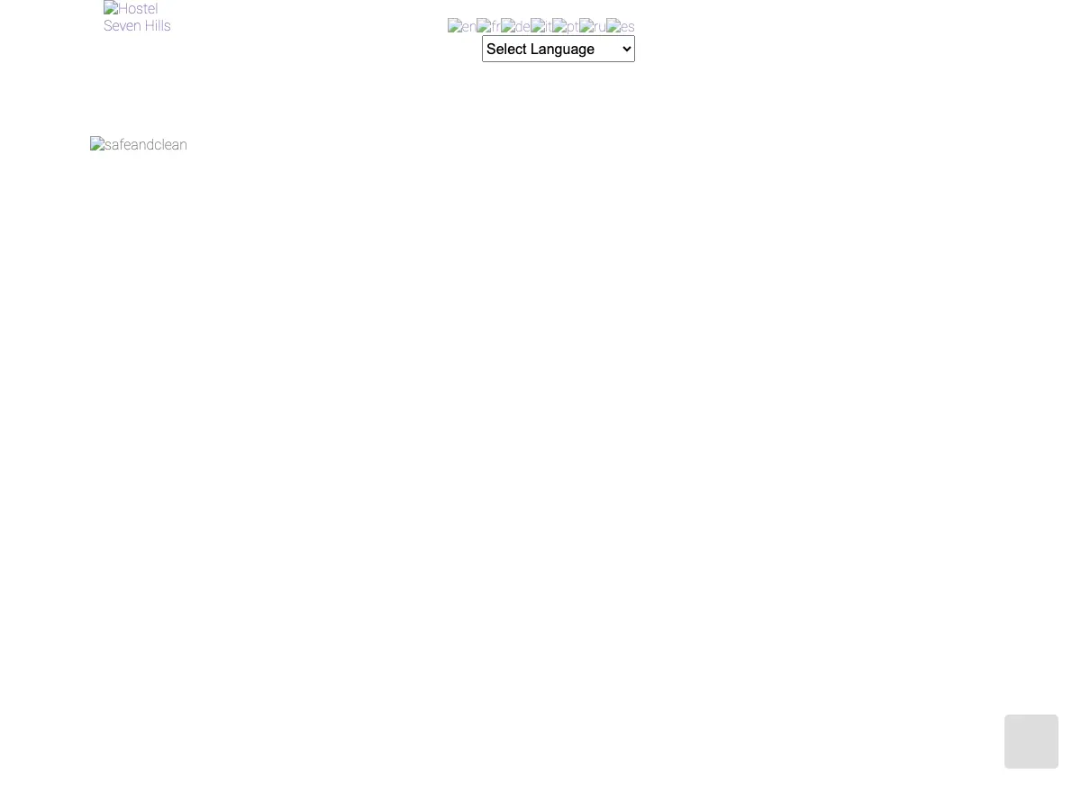 Hostel Seven Hills's website