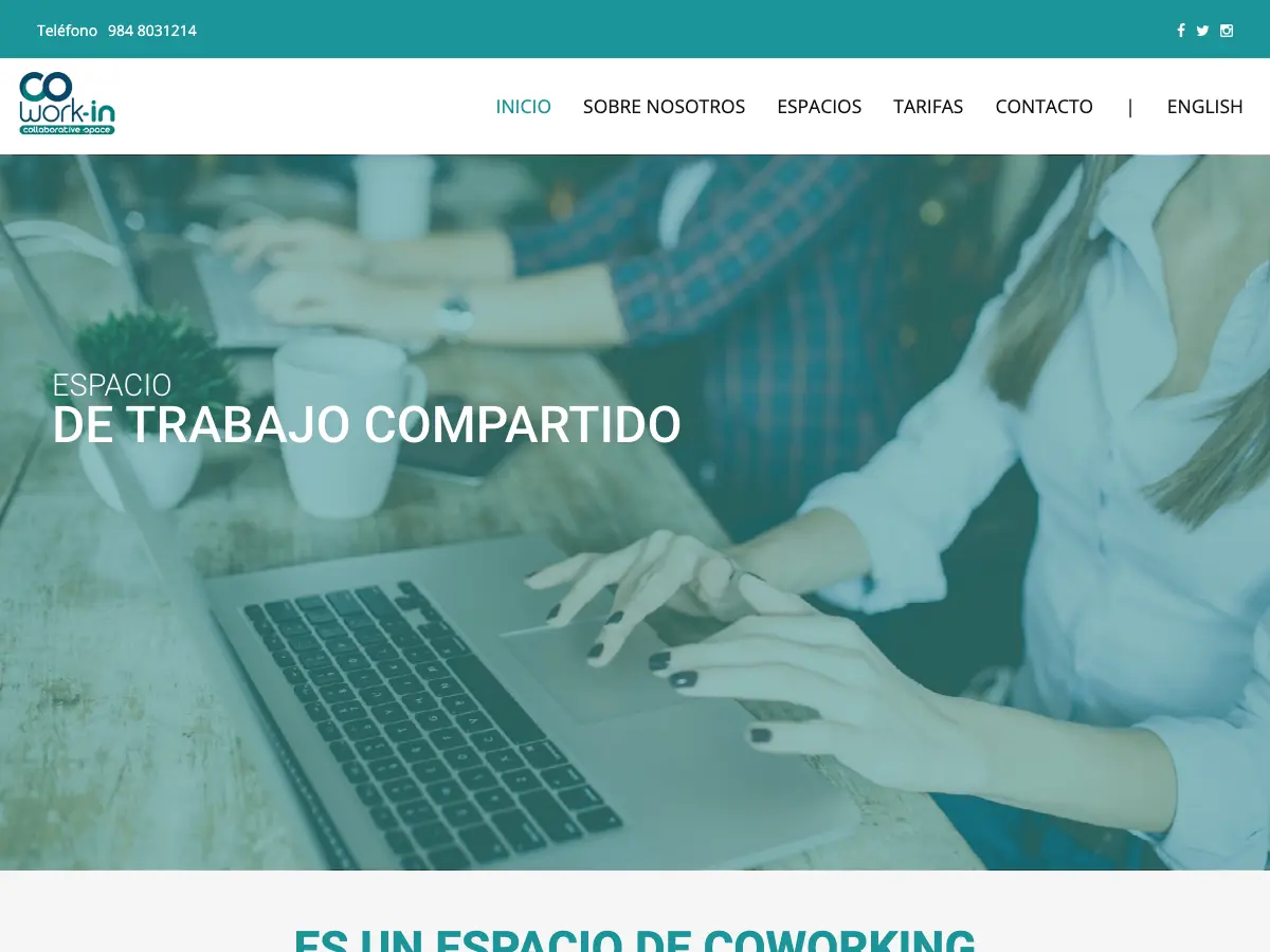 Cowork-in's website
