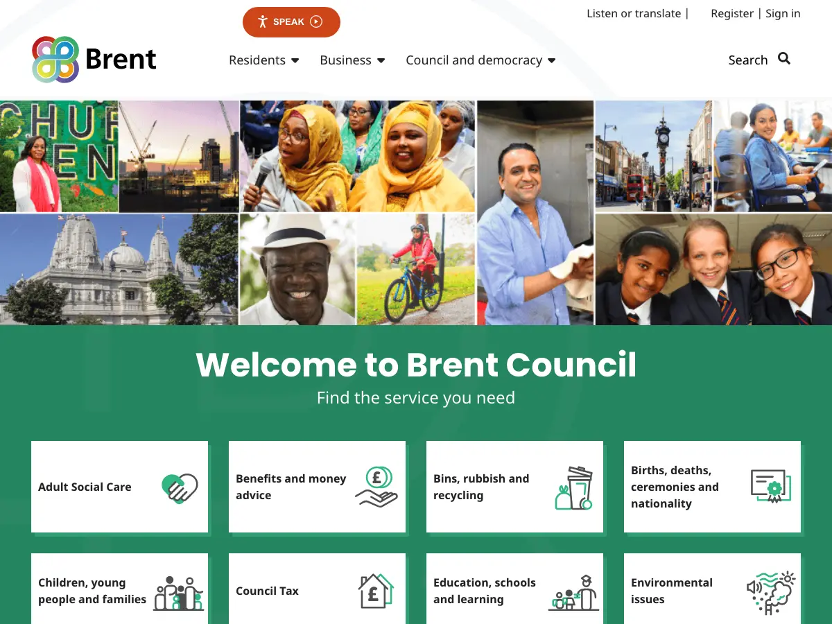 Harlesden Library's website