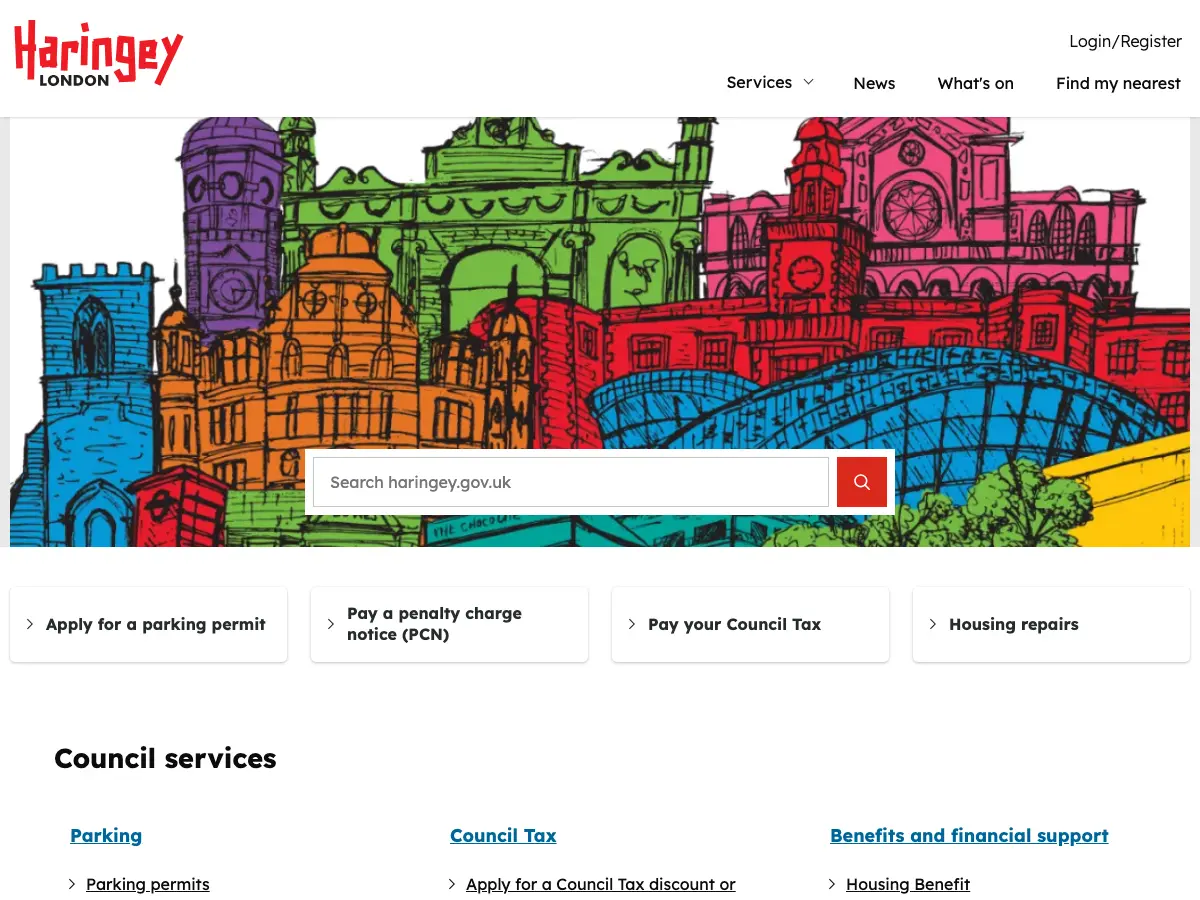 Muswell Hill Library's website