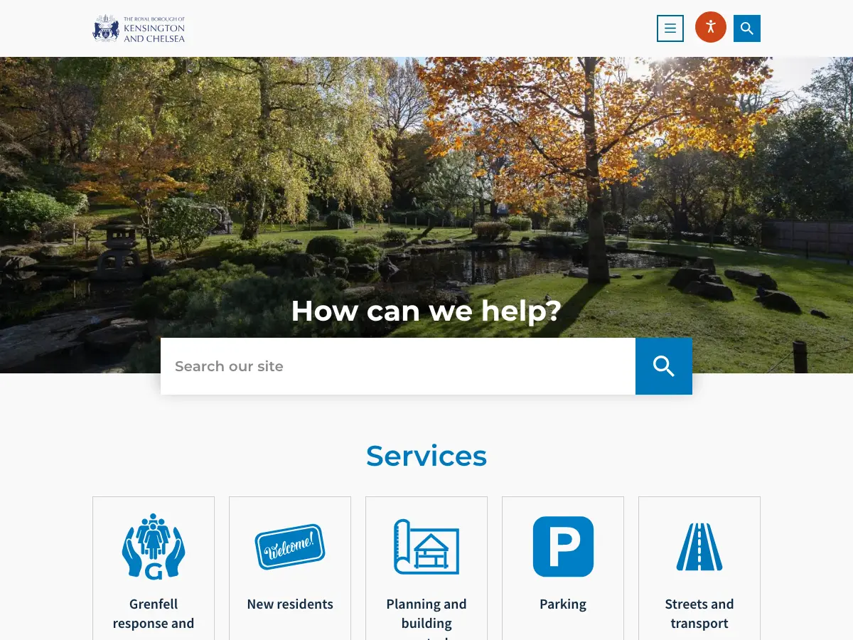 Chelsea Library's website