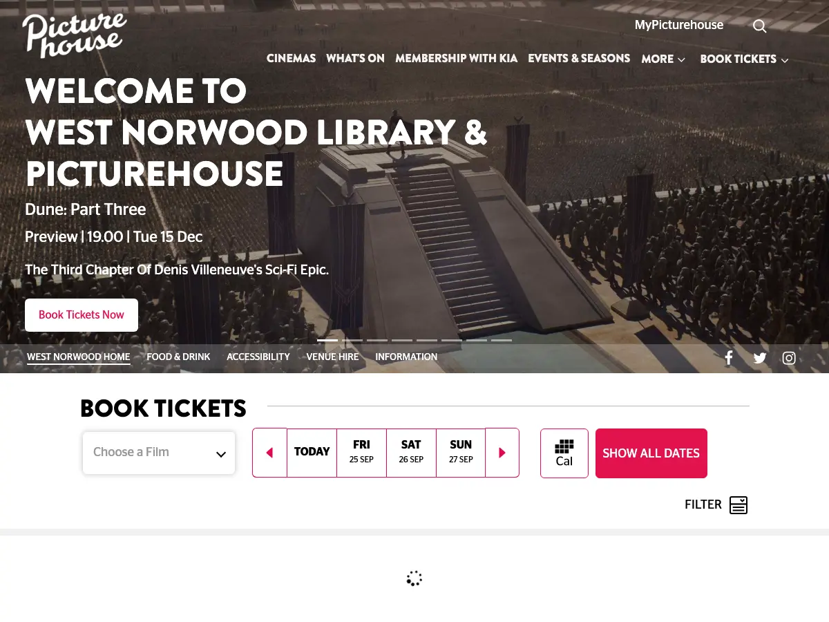 West Norwood Library's website
