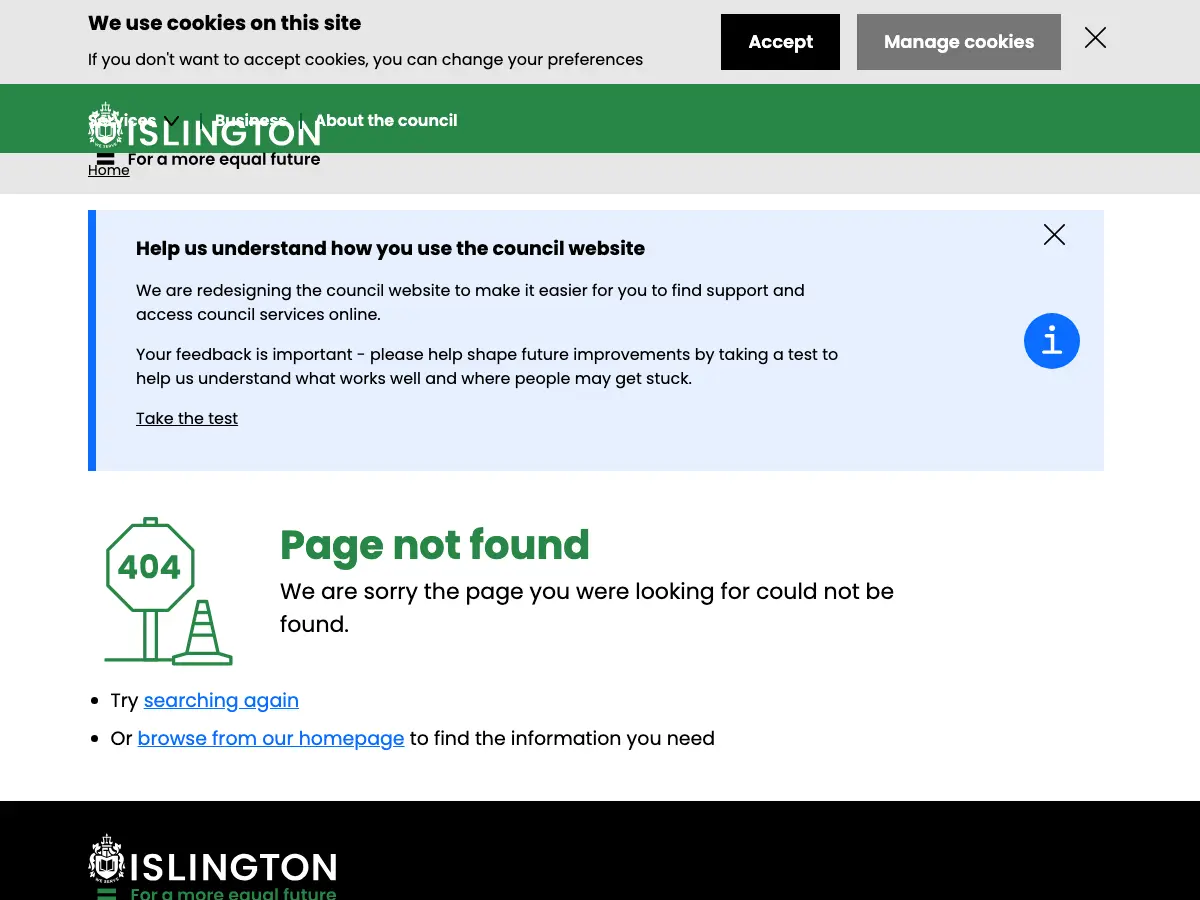 Central Library's website