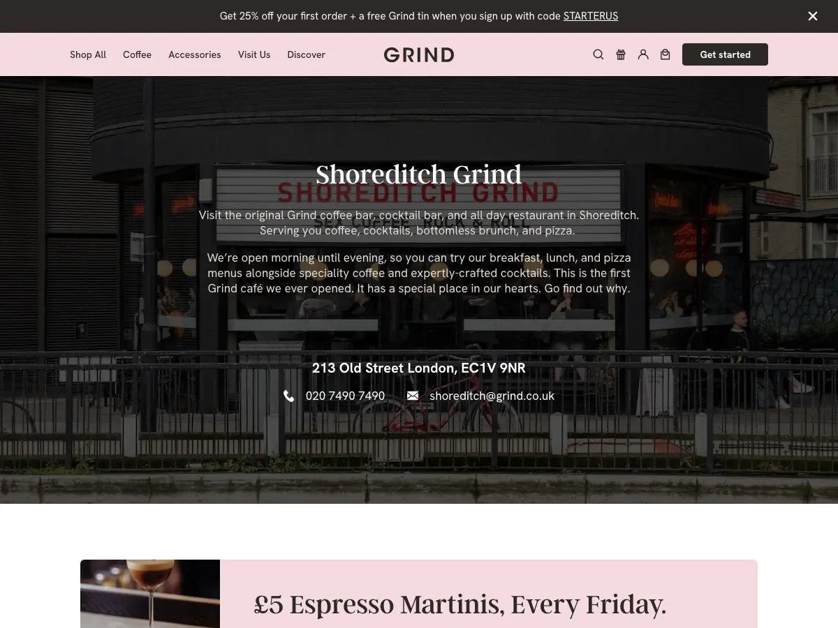 Grind's website