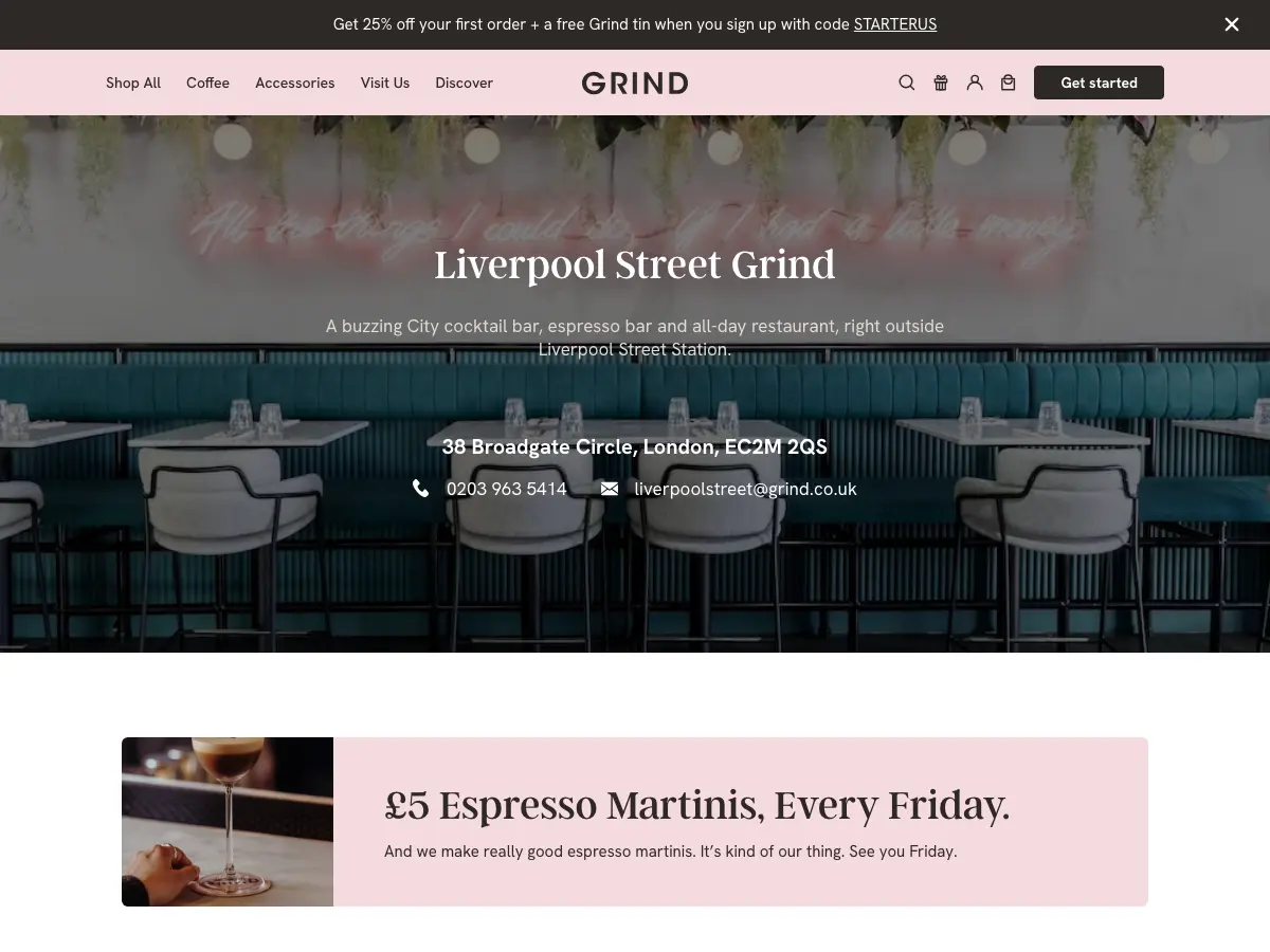 Grind's website