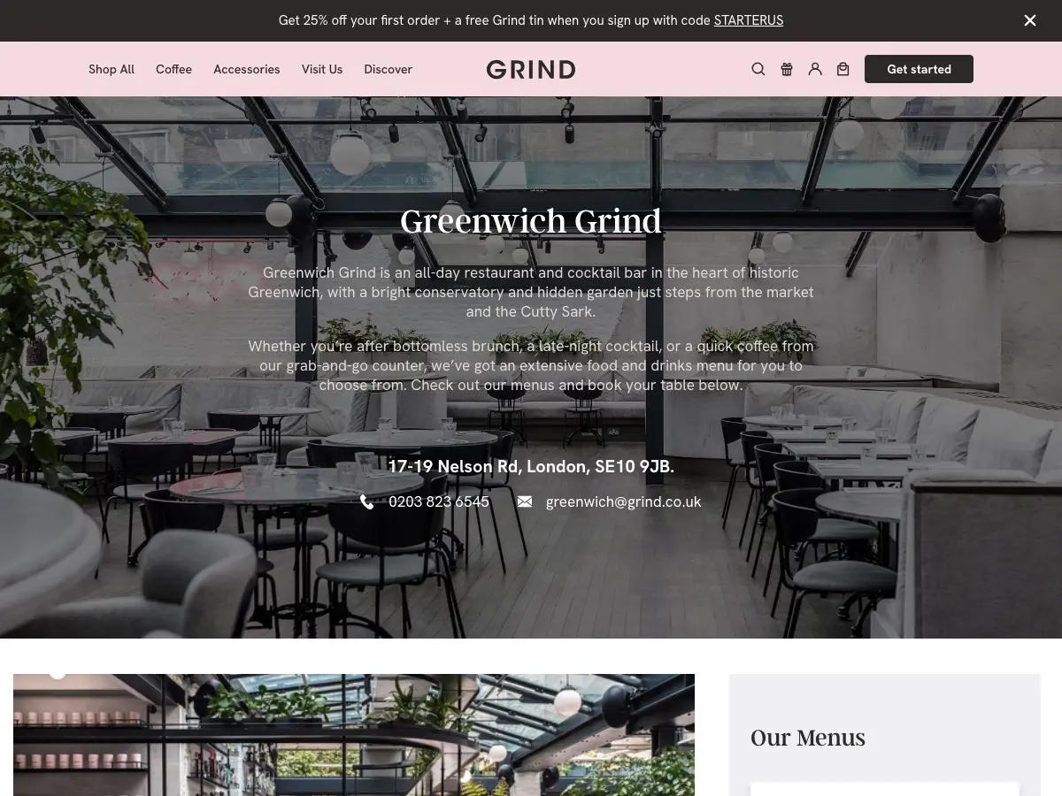 Grind's website
