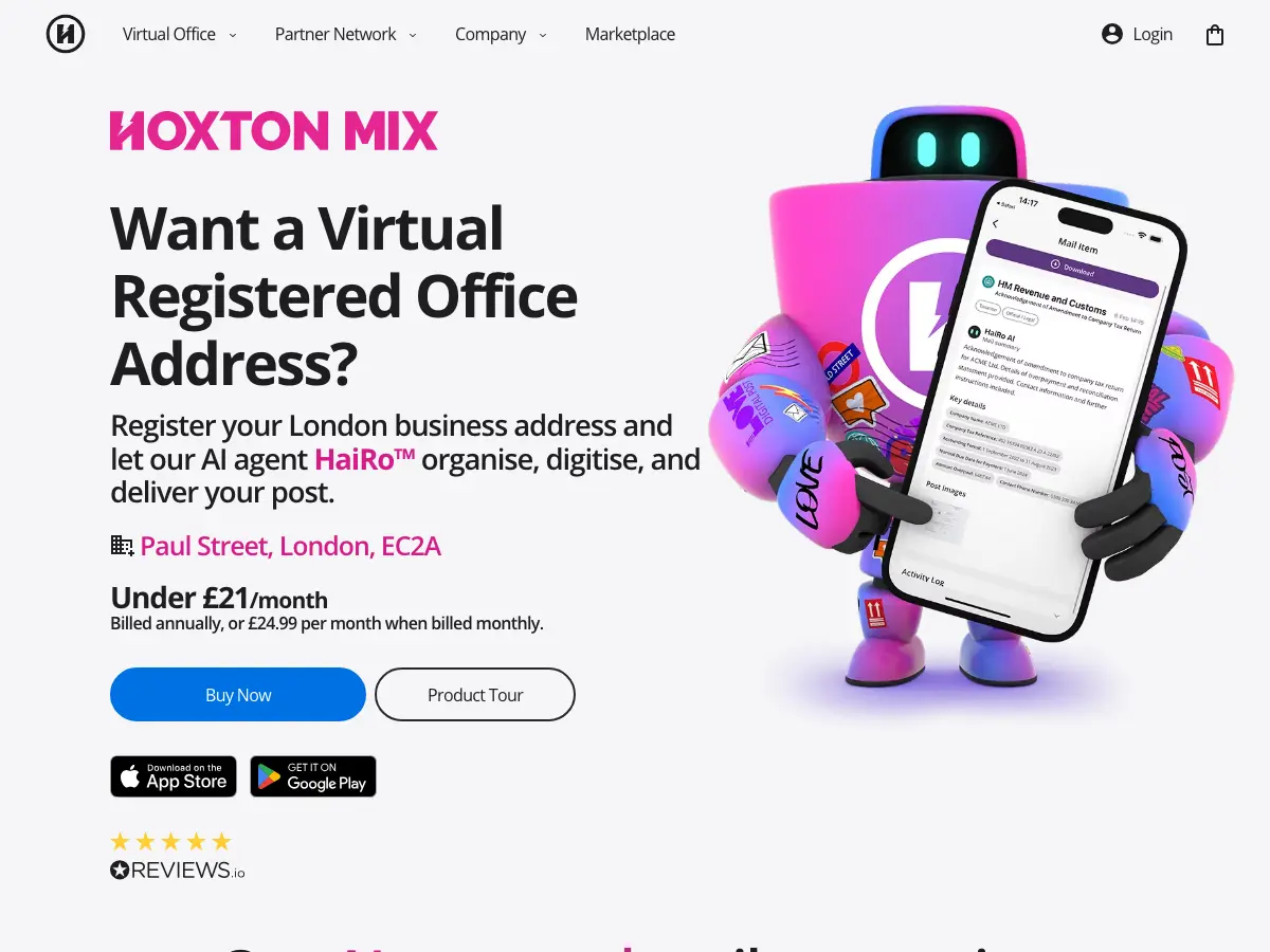 The Hoxton Mix's website
