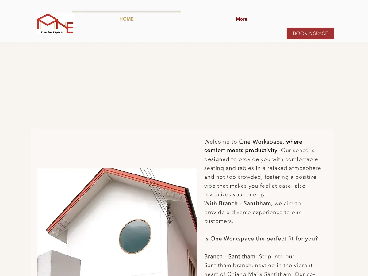 One Workspace's website